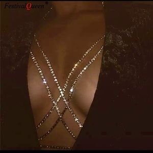 Rhinestone Body Chain